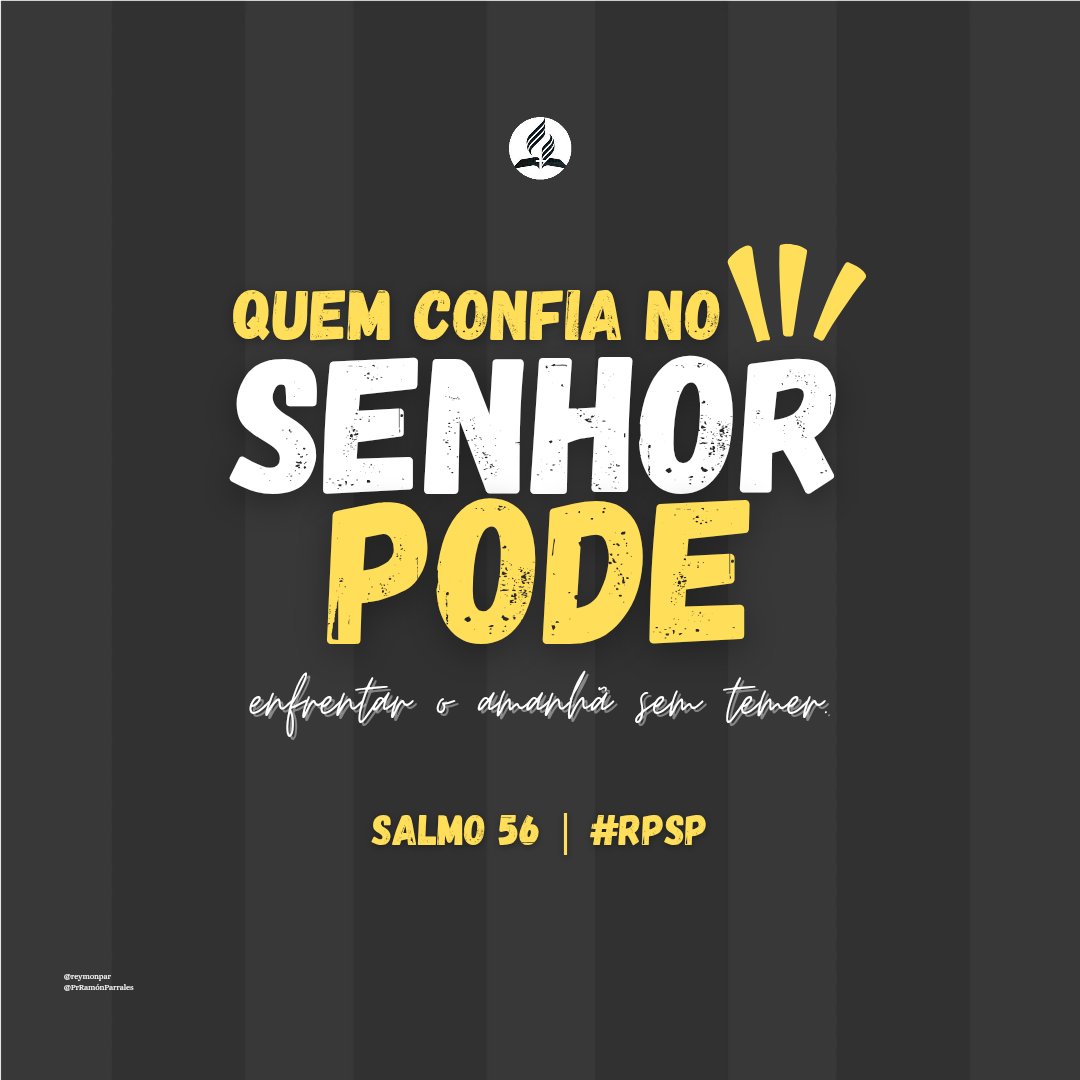 PrRamonParrales's tweet photo. Quien confía en el Señor puede afrontar el mañana sin temor.

Those who trust in the Lord can face tomorrow without fear.

#RPSP
#RBHW
#PrimeiroDeus
#PrimeroDios
#GodFirst https://t.co/yccDXYp3Kk