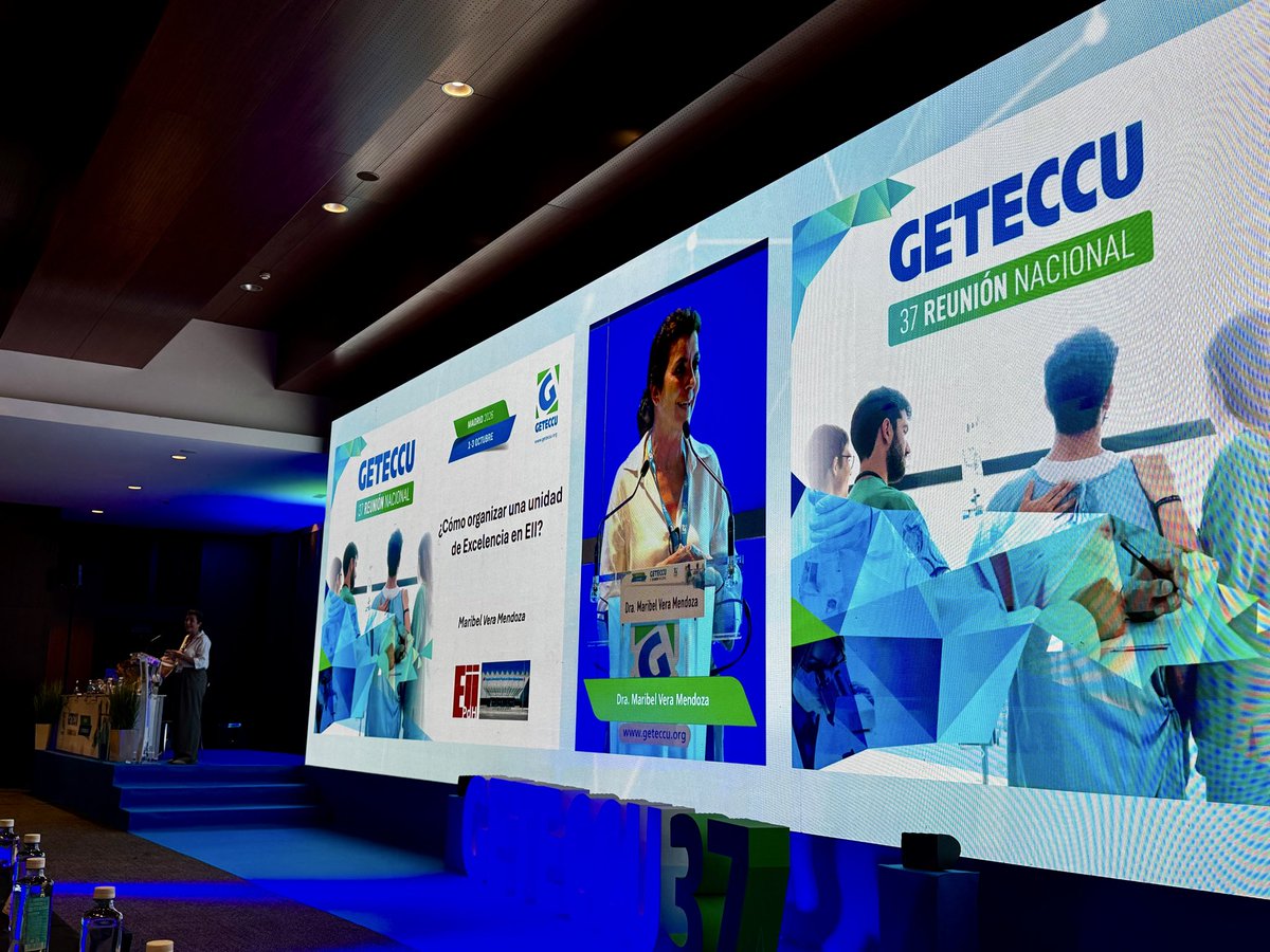 EIIPuertaHierro's tweet photo. Hoy en #GETECCU37, @MaribelVeraTW ha compartido cómo organizar una Unidad de Excelencia en #EII: el paciente en el centro y un equipo que trabaja como equipo.

Una forma de entender la EII que compartimos cada día en @DigestivoHUPHM 💙 Maravillosa 🙌🏻

@geteccu https://t.co/smJ72F7NtP