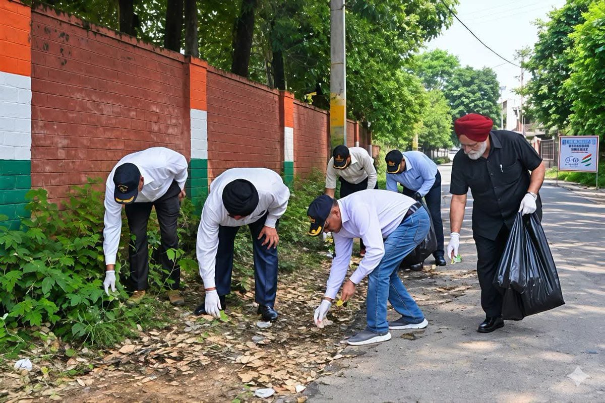 prodefencejammu's tweet photo. स्वच्छता में सहभाग - स्वच्छ भारत, विकसित भारत

उत्तरी कमान द्वारा विभिन्न सैन्य स्टेशनों एवं उनके आसपास के क्षेत्रों में स्वच्छता अभियान चलाए गए। कचरा प्रबंधन को बढ़ावा देते हुए सैनिकों ने स्टेशनों को स्वच्छ एवं हरा-भरा रखने का संकल्प लिया। स्वच्छता केवल अभियान नहीं, बल्कि सामूहिक कर्तव्य और राष्ट्र के प्रति सेवा है।

𝗖𝗼𝗼𝗽𝗲𝗿𝗮𝘁𝗶𝗼𝗻 𝗳𝗼𝗿 𝗖𝗹𝗲𝗮𝗻𝗹𝗶𝗻𝗲𝘀𝘀 - 𝗦𝘄𝗮𝗰𝗵𝗵 𝗕𝗵𝗮𝗿𝗮𝘁, 𝗩𝗶𝗸𝘀𝗶𝘁 𝗕𝗵𝗮𝗿𝗮𝘁

#NorthernComd spearheaded cleanliness drives under #SwachhtaAbhiyan across various military stations and adjoining areas. Focused efforts on waste management and maintaining pristine surroundings reaffirmed that #Swachhta is a collective responsibility and a true service to the Nation.
Together, towards a cleaner and greener India.

#AlwaysInCombat
#NationFirst
#SwachhtaHiSewa2026

@SpokespersonMoD
@adgpi
@SwachhBharatGov
@swachhbharat
@MoHUA_India
@MoJSDDWS
@NorthernComd_IA 
@ANI