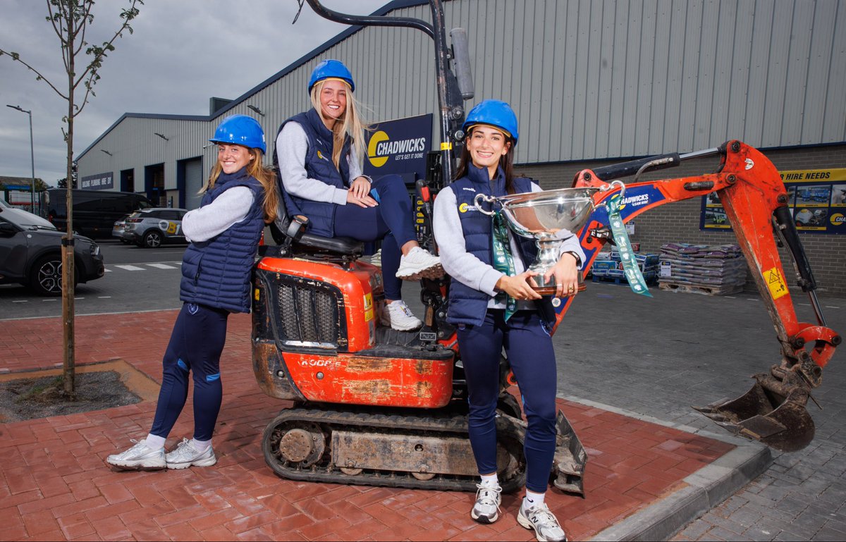 ChadwicksIE's tweet photo. Last Sunday, Shelbourne Football Club beat Athlone Town to clinch the FAI Womenโs Cup. ๐
We were delighted to welcome members of the winning team to Chadwicks Santry today to show off the silverware. ๐
ย
#LetsGetItDone https://t.co/yuSOfGIEDd