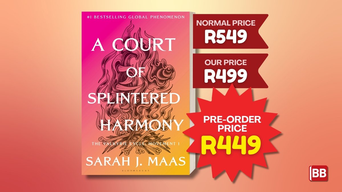 BargainBooksSA's tweet photo. Pre-order &amp; pay for R100 off!

With ancient darkness rising and trust hanging by a thread, Prythian’s greatest hope lies in mending the bonds that war has broken.

Find your nearest store where you can unlock extra savings.

@JonathanBallPub  @SJMaas https://t.co/SAmaH1HNzc