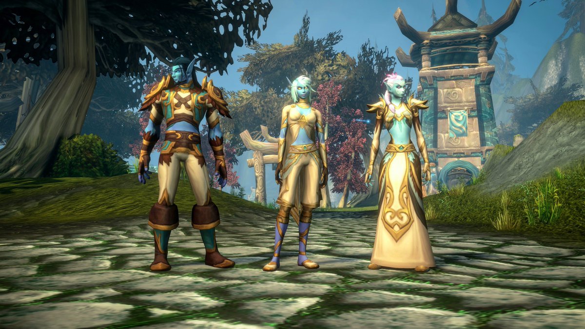 ZaneHighwind's tweet photo. The feathers, tattoos, and unique colors are very cool but otherwise they look completely identical to their kin from Silvermoon despite living on an elemental plane for thousands of years and no longer having the luxuries they once enjoyed. https://t.co/IMA2zvQ7Ua
