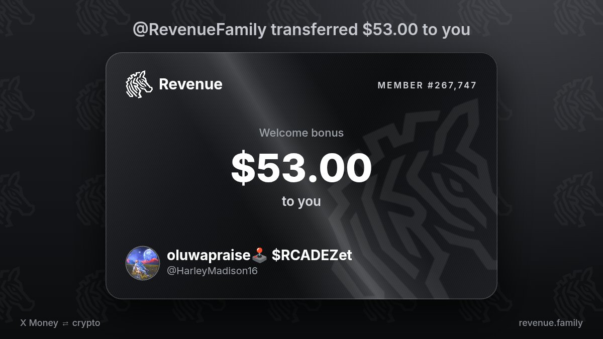 HarleyMadison16's tweet photo. $53.00 is what I received from @RevenueFamily https://t.co/DnQ08UfXMo