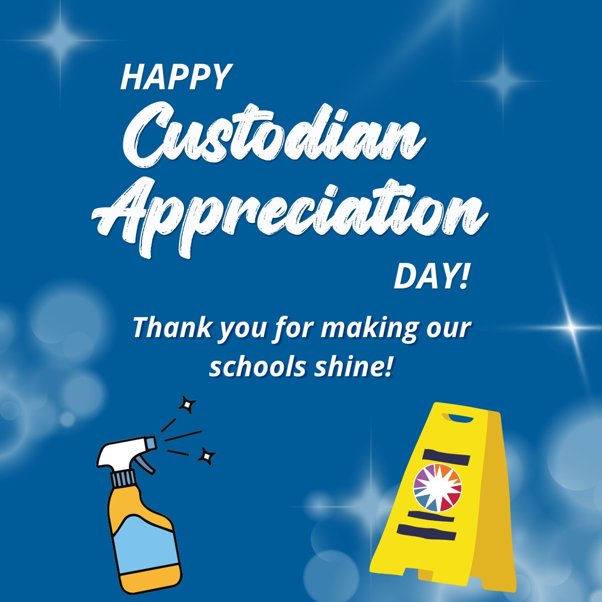 Distinctive_Edu's tweet photo. Happy Custodian Appreciation Day from Distinctive Schools! 🫧 We are incredibly grateful for our custodian staff across all of our CICS campuses. You make our schools shine! ✨Thank you for all your hard work every day! ❤️
#DistinctiveSchools #CICS https://t.co/Hms3TAmNfG