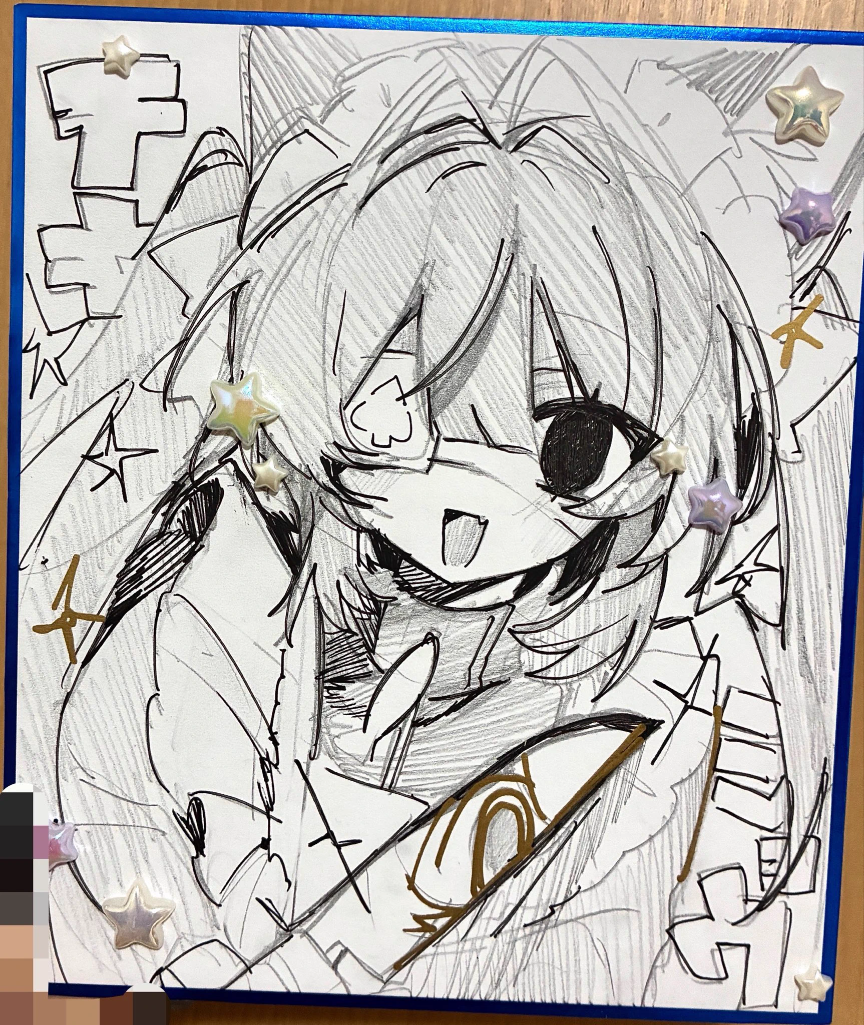 ahh様　イラスト　色紙 ひぐち on X: 