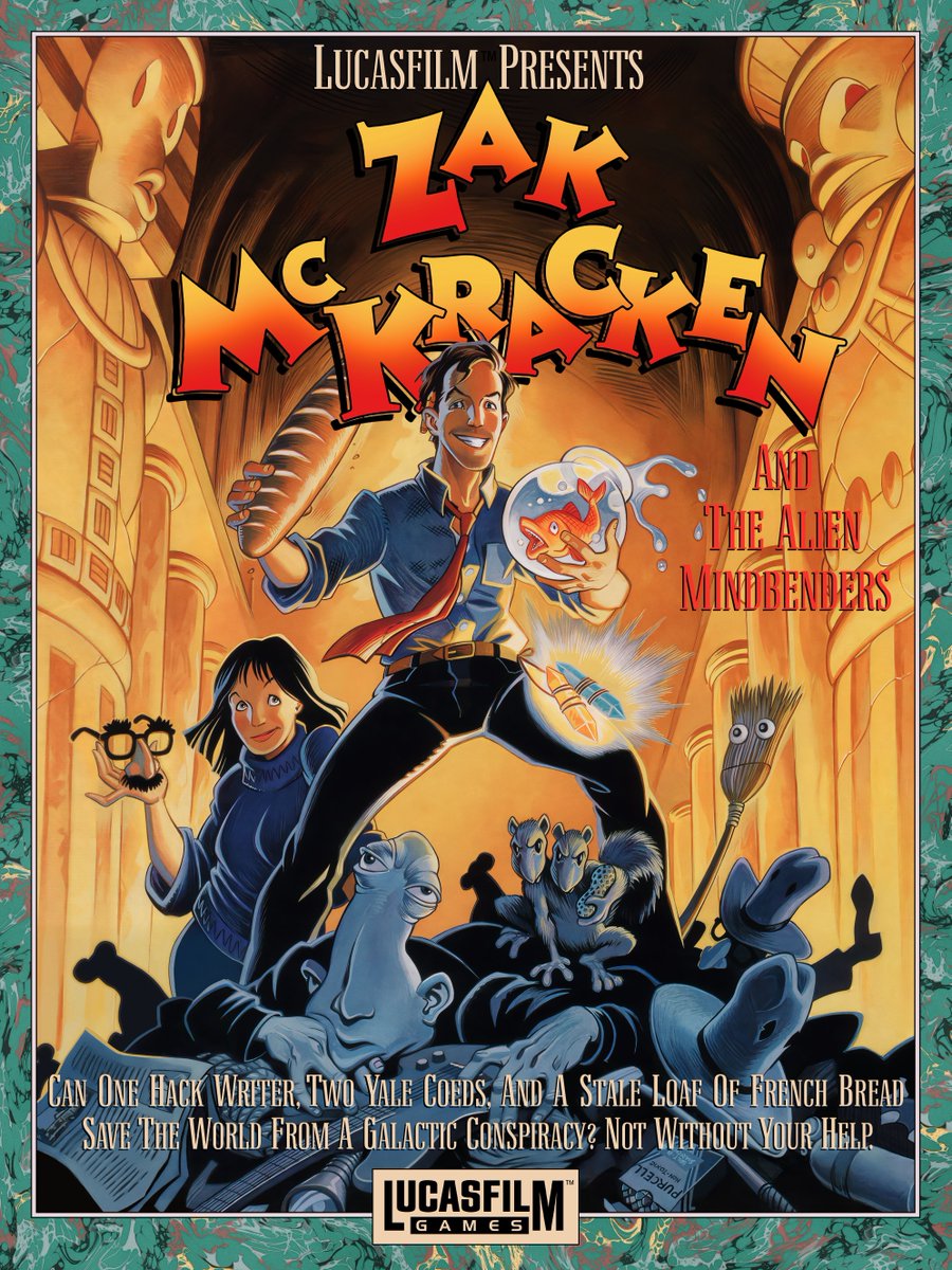 danielalbu's tweet photo. ๐
Happy 38th anniversary to Zak McKracken and the Alien Mindbenders!
๐พ The Lucasfilm Games classic was released in October 1988!
๐ฝ I got to play through the entire game with game designers David Fox & Matthew Alan Kane!
Check it out:
https://t.co/bpuLjYH6zi https://t.co/BugxSDtF50