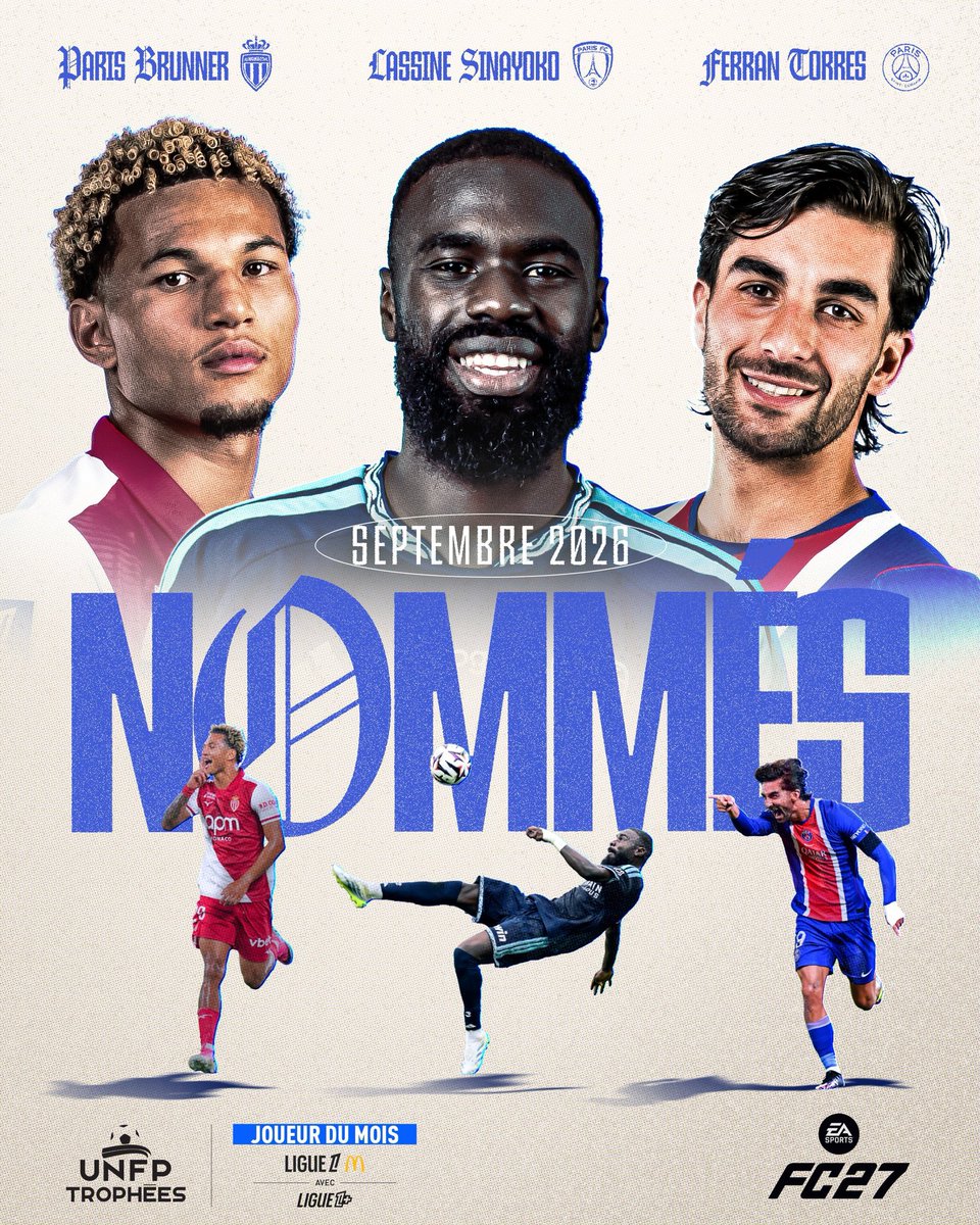 torresletters's tweet photo. Ferran is appointed to be elected player of the month of September in Ligue 1 https://t.co/koDHarqeMX