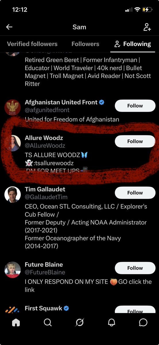 GTLuvthtshit's tweet photo. @NukeFF25 @ShaunDucky U literally follow a trans pornstar, stop projecting n be who u are Sam https://t.co/S8BuWmfjKq