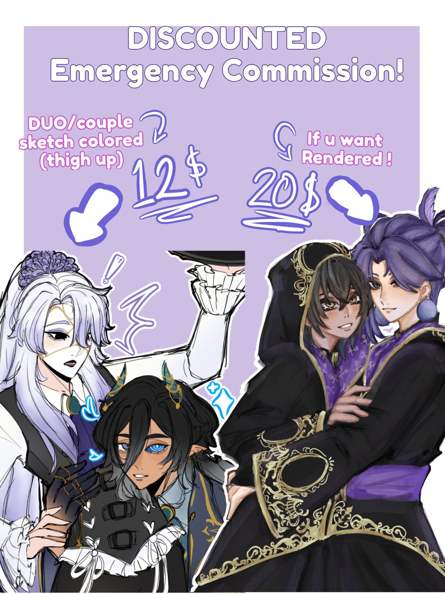 RaiXiomara's tweet photo. ‼️Emergency Commission open‼️ i really need some money for my cat's vet this weekend. I lowered my price for this reason!
Dm me if interested!
MOP:paypal / gcash
#commissionopen #commissionph #artcomms #Artcommissions #commsopen #artcommsformycat #art #emergencycommission https://t.co/gzNZeK8R76