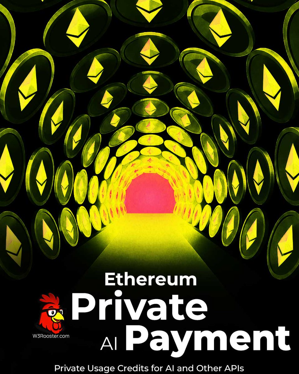 W3Rooster's tweet photo. Ethereum Launches zkAPI: Private Usage Credits for AI and Other APIs
Zero-knowledge payments separate API usage from the identity behind the money
https://t.co/0ngjsolT1h
#Crypto #W3 #Blockchain
#ETH #Ethereum #AI #zkAPI #API https://t.co/Orc9BteUQ6