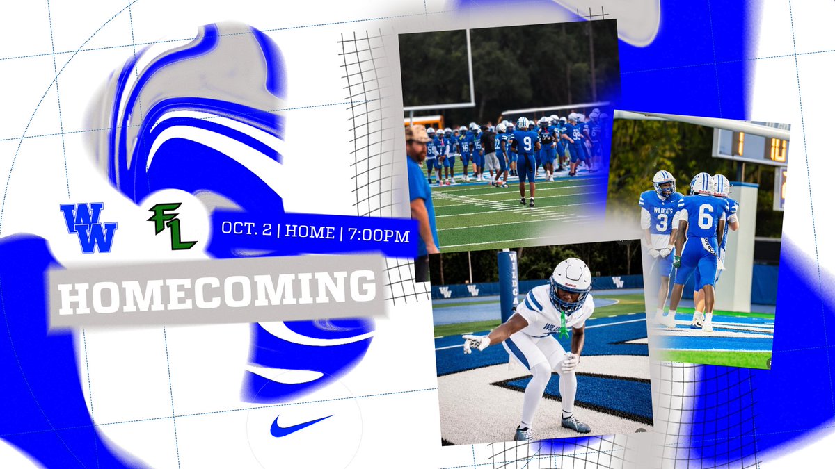 WMHSWildcats's tweet photo. 📣 Wildcats fans, are you ready? HOMECOMING showdown against Father Lopez TONIGHT at 7:00 PM at home! Come out and support the boys! 💪 #LockIn https://t.co/mDmHHpTyar
