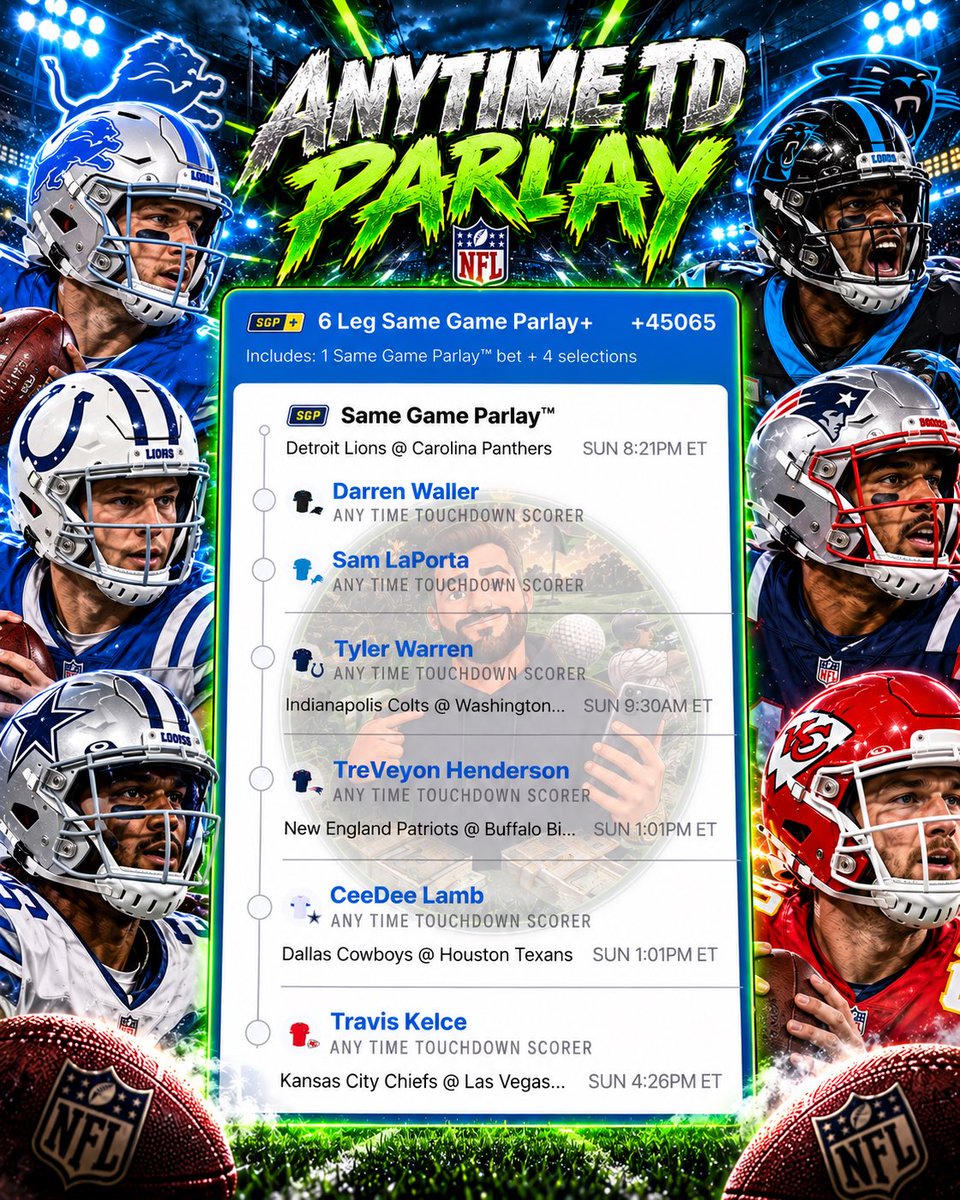 dfs_scrubbb's tweet photo. Guys I like this week for anytime TDs🏈 https://t.co/hQo8kp7PXv