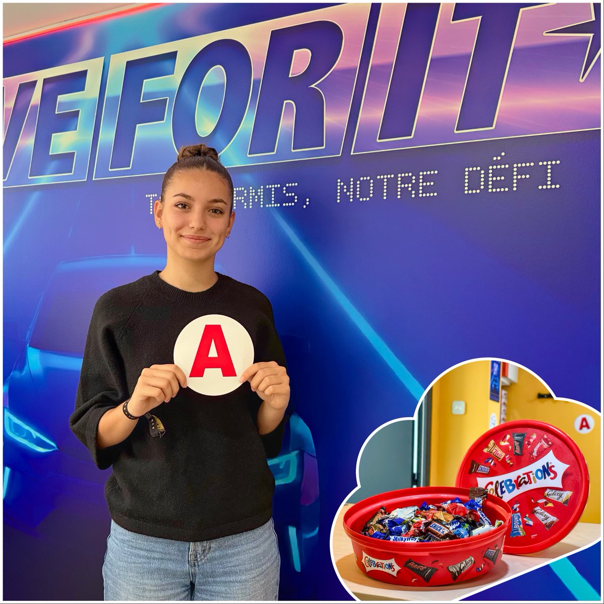 driveforit_fr's tweet photo. Bravo Amandine pour ta réussite, dès le 1er passage ! 👏🥳 On te souhaite plein de beaux km en toute sécurité ! 🛣️ Et merci pour cette jolie boîte qui va sans aucun doute contribuer à notre ligne... 😅 À bientôt sur la route ! 🚘🙋🏻♀️
#permis #autoecole #marspich #hayange #moselle https://t.co/LIxAARPMZi