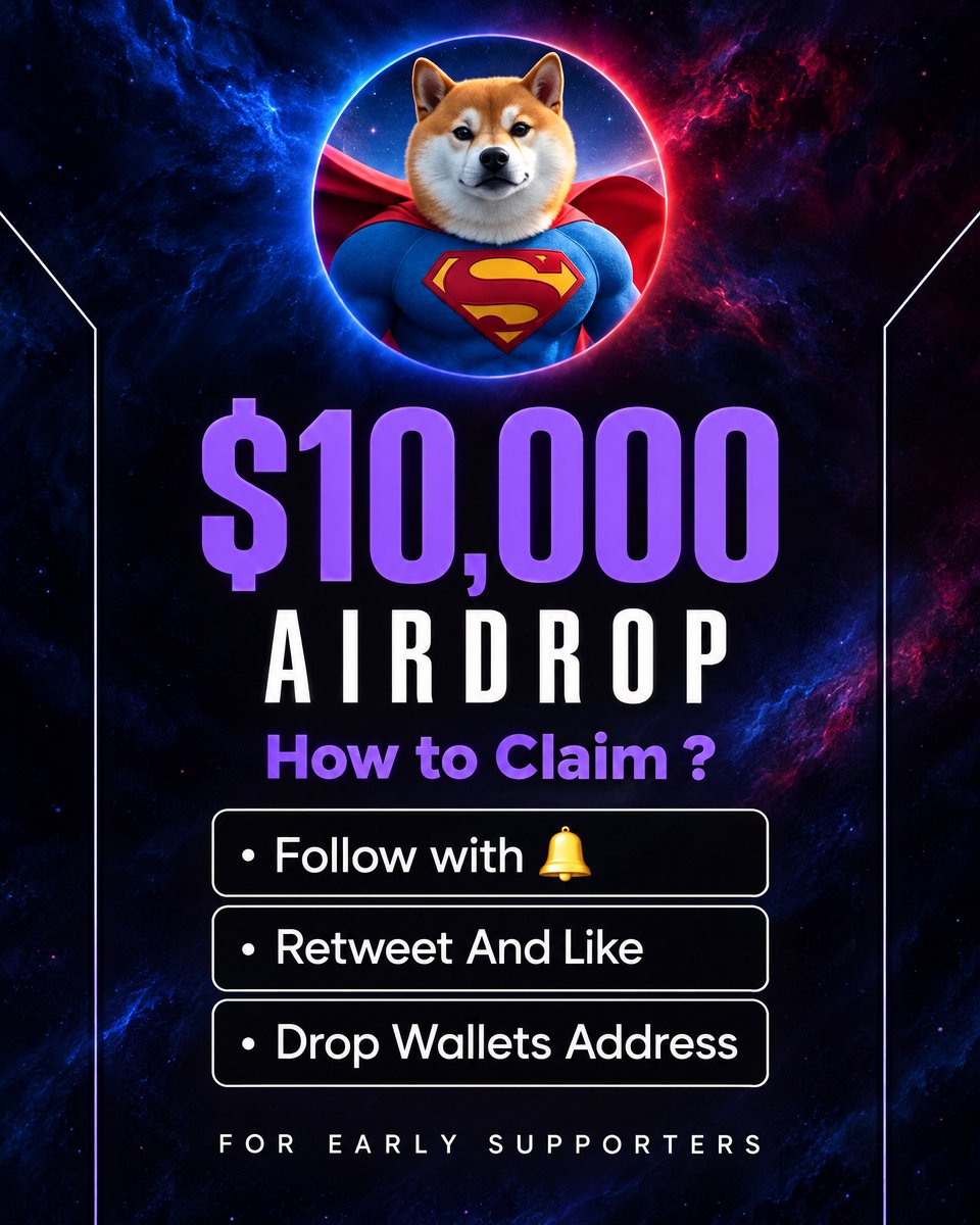 catainvda's tweet photo. $10,000 solana:DEW9dSN6QpWyNthphCpMmAbZP1Q4cEKR9xQXAri98WDP  Airdrop 🪂

STEP 1 : 💟 + 🔁 + Follow  🔔
STEP 2 : Drop your wallet

First 1600 wallets 👀 https://t.co/SXuxFDGyVM