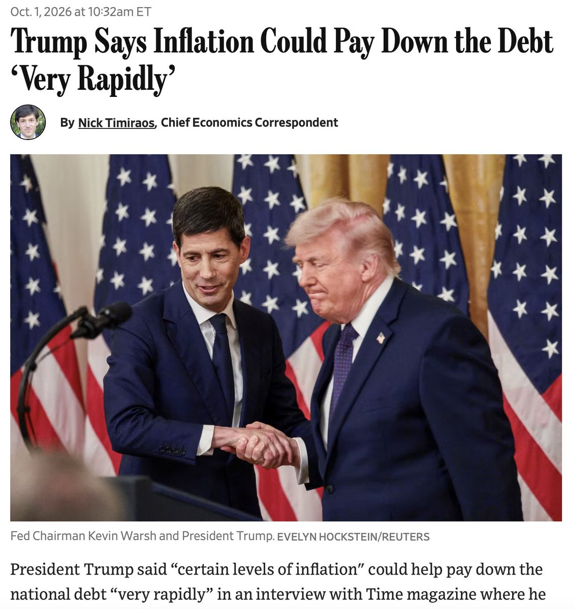 Brien_Lundin's tweet photo. Once again, today's reality "trumps" parody.

In case you were wondering, this isn't satire or AI. They're really saying the quiet part out loud now. https://t.co/m3jmBNwyVY
