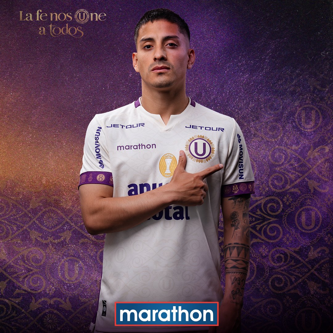Universitario's tweet photo. 𝗨𝗻𝗶𝗱𝗼𝘀 𝗽𝗼𝗿 𝗻𝘂𝗲𝘀𝘁𝗿𝗮 𝗙𝗘 💛

Presentamos la camiseta en honor al Señor de los Milagros 2026. Porque la fe nos une a todos 🙏

🛒 Encuéntrala en todas las tiendas Marathon y también en la web ➡️ https://t.co/GvVDCncEni

#LaFeQueNosUne
#UnaHistoriaDeGrandeza https://t.co/7iZueRsK2Y