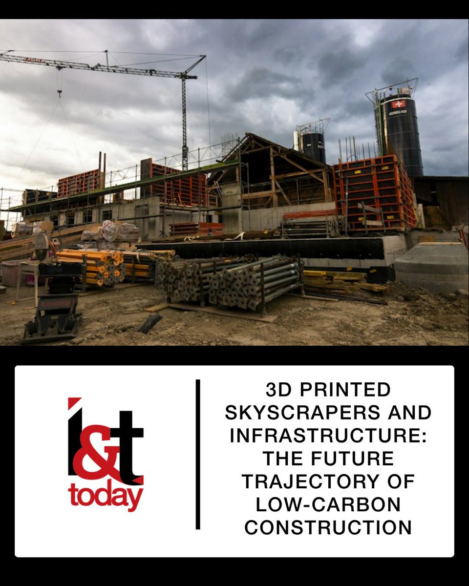 InnoTechToday's tweet photo. From high-rise buildings to critical infrastructure, advances in additive construction are opening new possibilities for faster builds, reduced material waste, and lower-carbon development

Read more:
https://t.co/BH57tTcJzW

#3DPrinting #ConstructionTech #SustainableConstruction https://t.co/n7jCJNc4KN