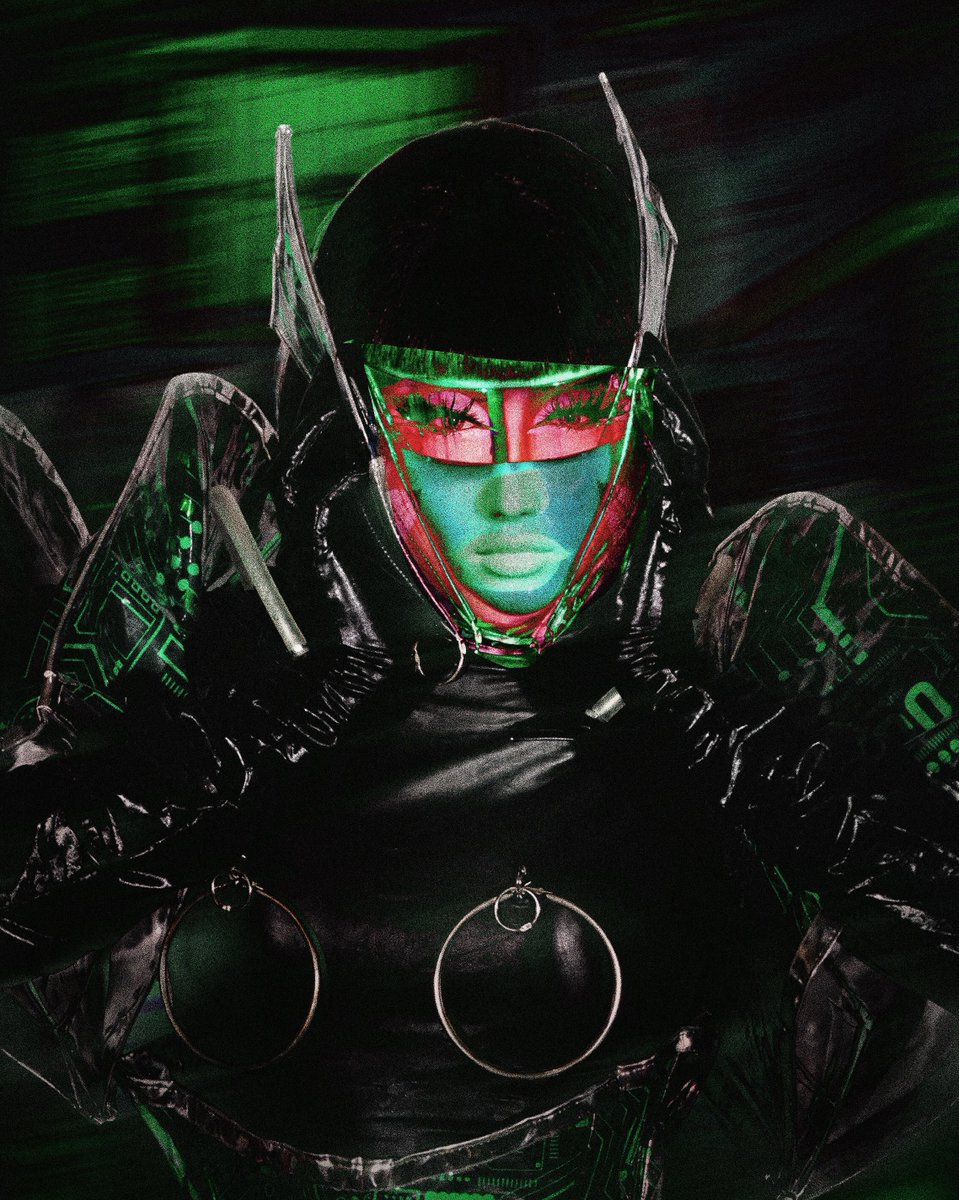 DragBasee's tweet photo. Misua's 'Bayot-ic Manila 3026: Pa-Cyborg!' runway look for Drag Race Philippines Season 4.

Photo by: paynepen0 
Edit by: queenmarchella https://t.co/e6Buns2puH