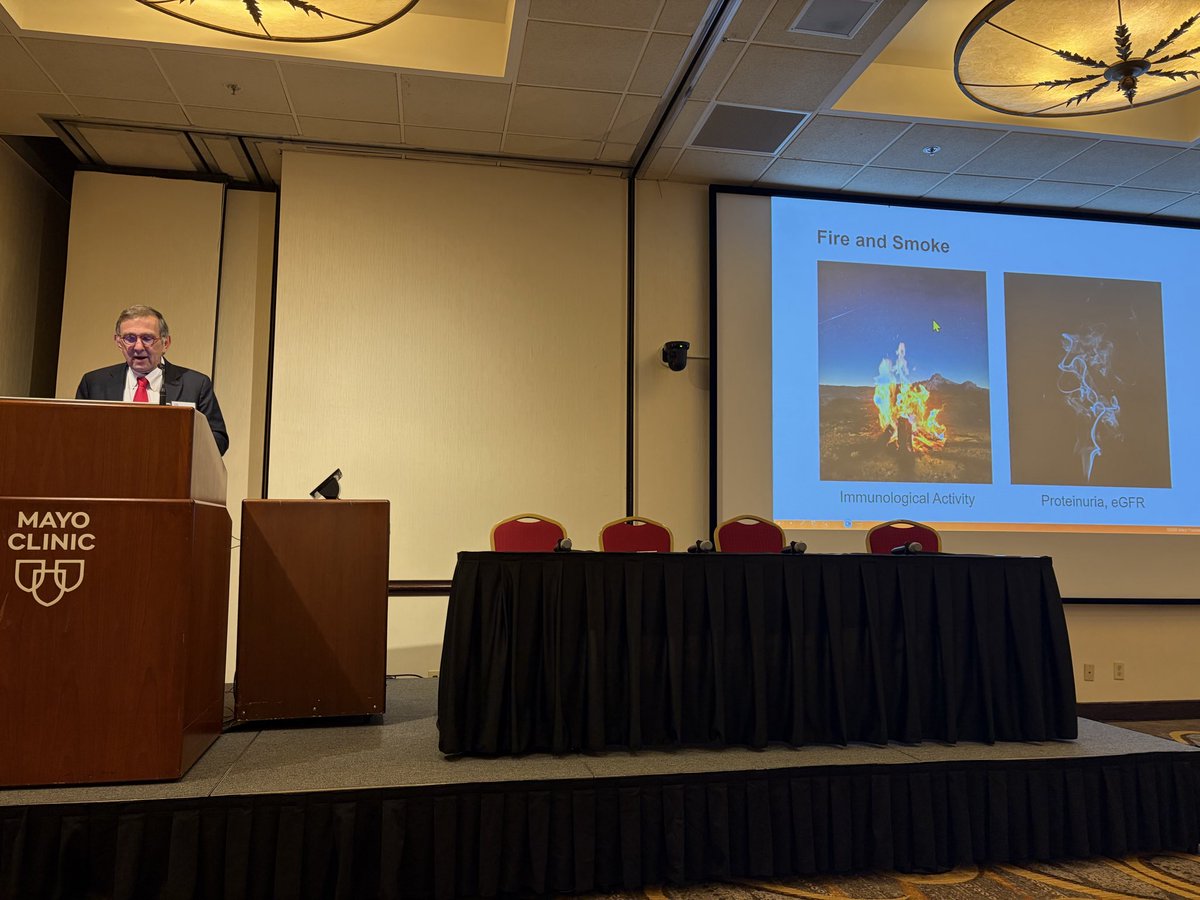 LeticiaRolonMD's tweet photo. Dr. @fervenzaf reminding us why we need to keep an eye on the source of inflammation in LN! Focusing on proteinuria may be misleading. Redefining “Endpoints in Lupus Nephritis” #Dontbiopsylava Better yet, monitor the immunologic activity to guide your management @MayoClinicNeph https://t.co/k34i16VpYz