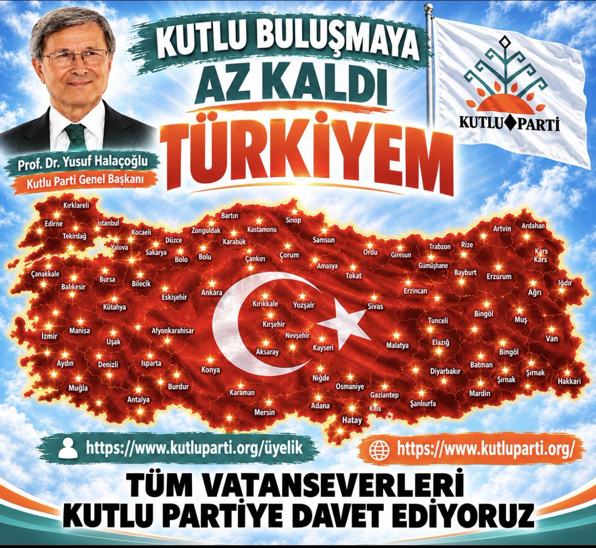 UzgulHasan's tweet photo. @MertCanUzgul Yer Belli Yol Belli > KUTLU PARTİ🇹🇷
Vakit Kutlu Yol Kutlu > KUTLU PARTİ🇹🇷

Üyelik için aşağıdaki linke tıklamanızı rica ederiz.  https://t.co/P1g94Jg9eh https://t.co/QIsAJnpi8J