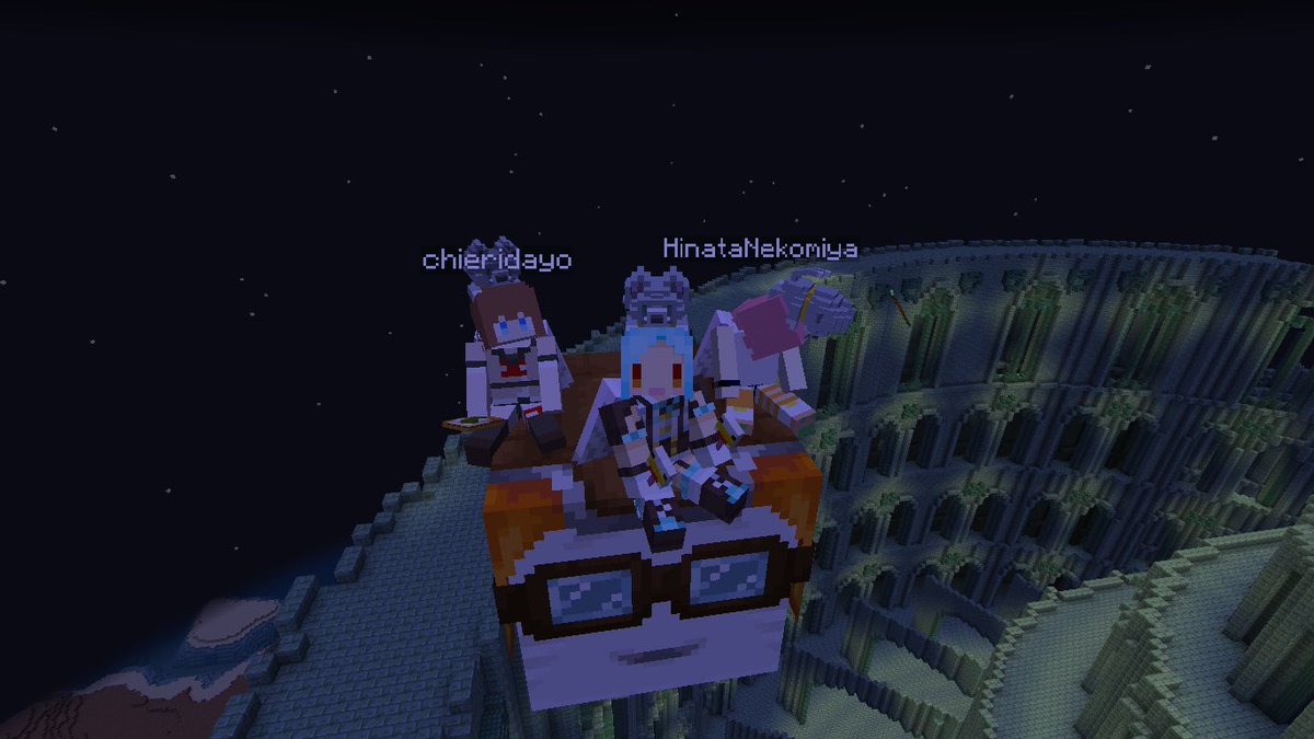YamatoIori's tweet photo. #マイクラ肝試し2026 本当に本当に楽しかった😭😭😭怖かった😭😭😭マイクラっていうことをずっと忘れちゃってた！世界がすごすぎる！！！！面白かったなぁ🥹
この技術を悪の道に使わないクーさん、すごすぎるー！
とっても楽しかったです！ひなたちゃんちえりちゃん、みんなさん！ご視聴ありがとうございました🎀🩵