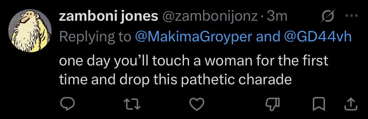 MakimaGroyper's tweet photo. @zambonijonz Cucking on the tl is definitely gayer https://t.co/qNOp6bde6v