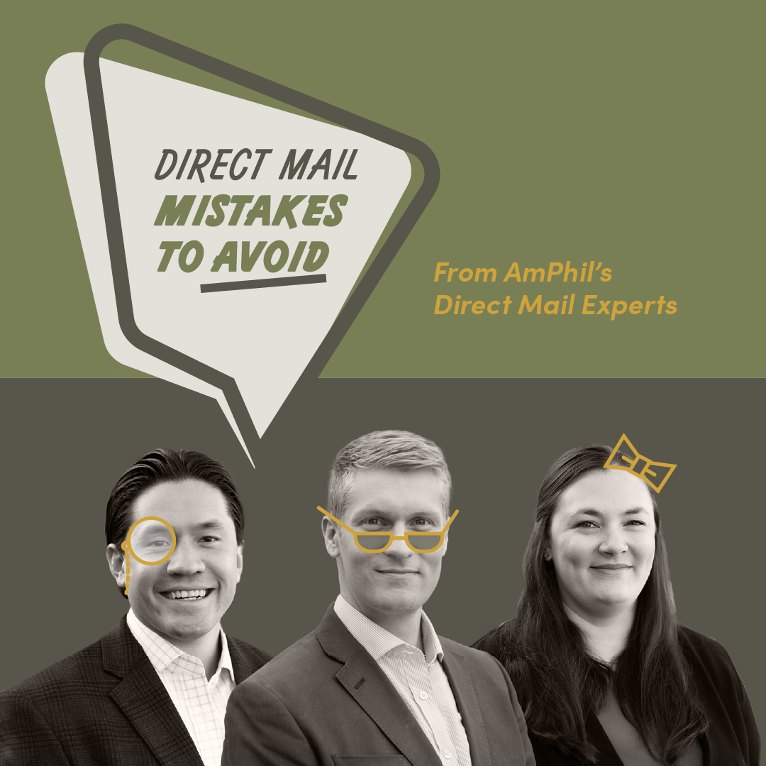 amphil's tweet photo. It takes time to troubleshoot a direct mail program. Is it cost effective? Does your vendor get your mission?

That's why we asked our direct mail experts to share the number one mistake they see in direct mail programs.

We promise their answers are good! https://t.co/DodeZAoz9y