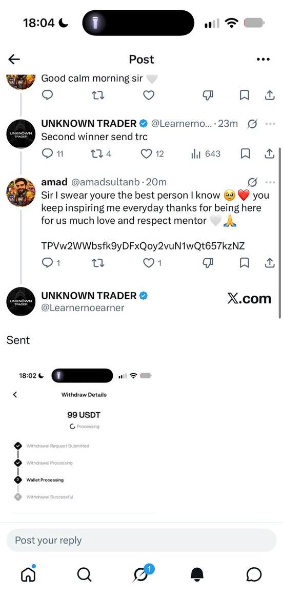 Learnernoearner's tweet photo. All prizes sent for the last giveaway 

It’s been long time since we did a giveaway 

Will do a 1k giveaway in the coming days https://t.co/uNaZxJUeVT