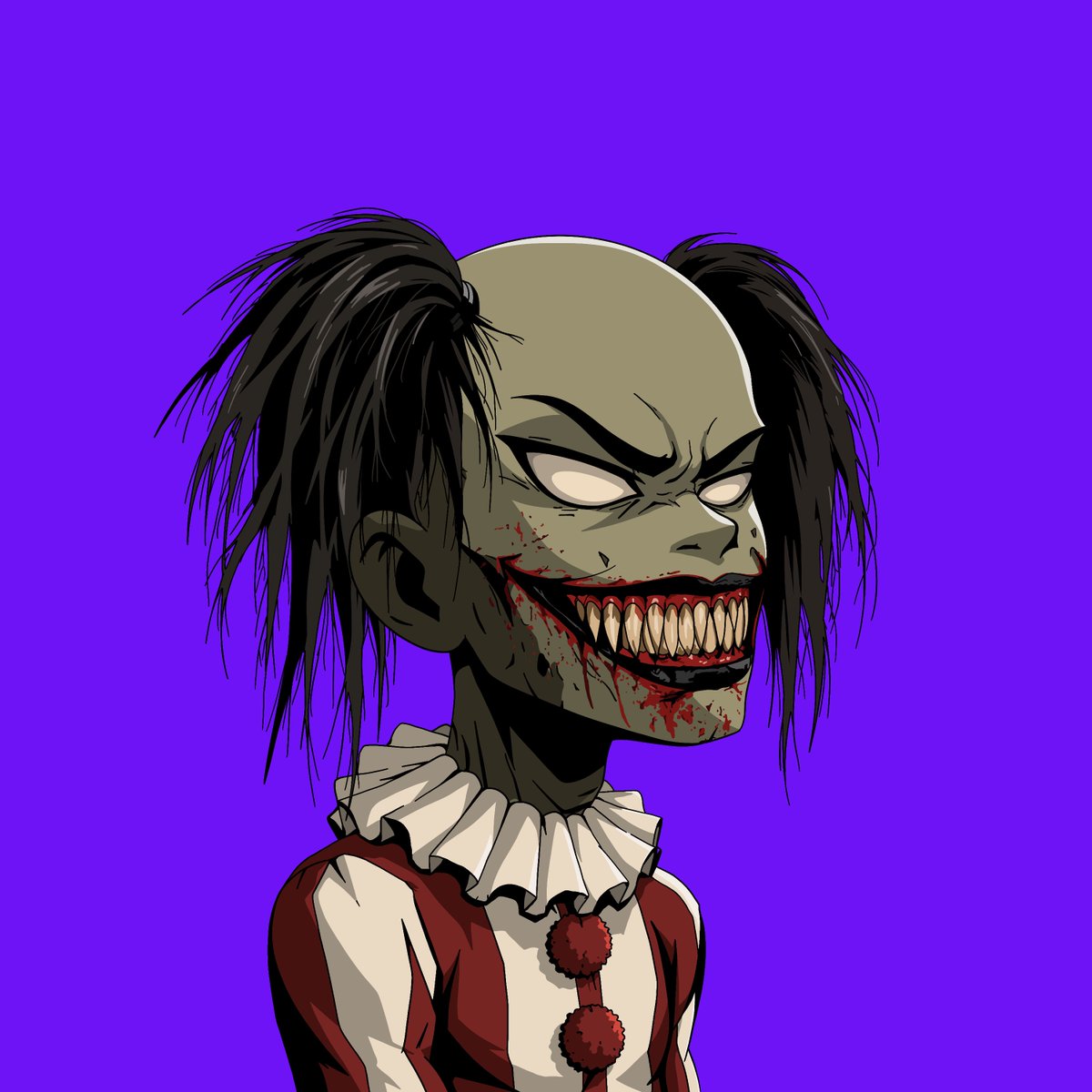 0xHyuga's tweet photo. Surprise Halloween-themed traits added to tomorrow's @misfitsorder drop!

Candy skin 🍭 and scary clown 🤡

See you in the lab. WAM 😏 https://t.co/JT7ILXHyG0