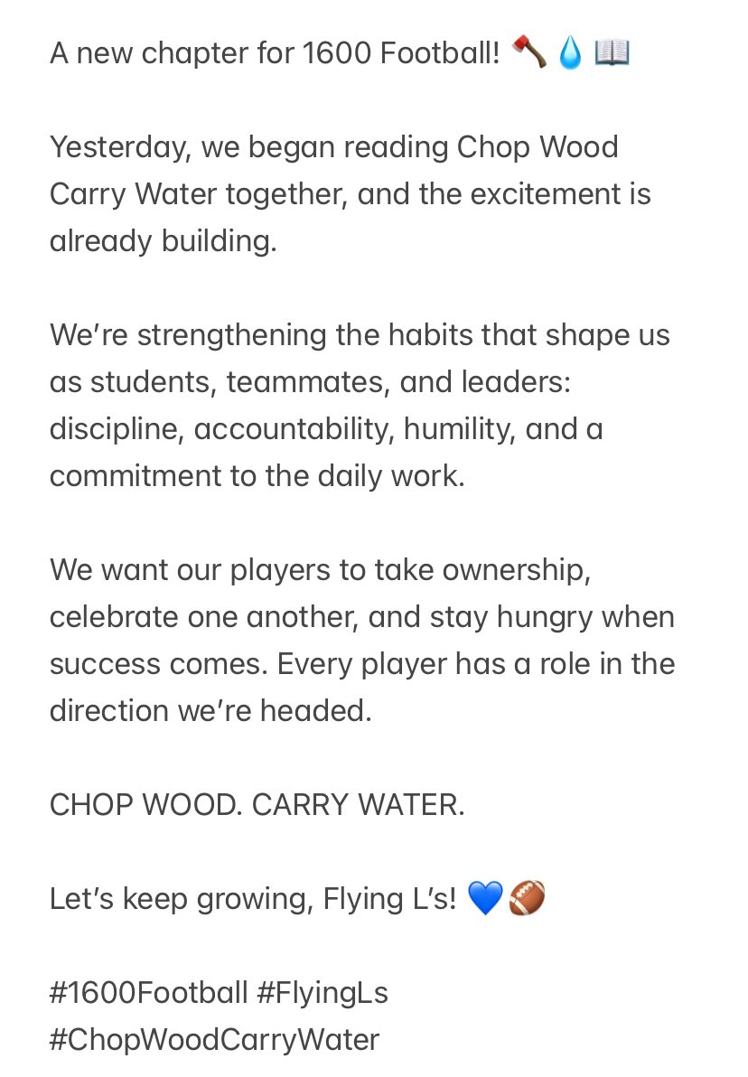 CoachDunbar49's tweet photo. We’re working to become better people, teammates, and servant leaders while shaping ourselves holistically on and off the field. 🧪⛓️ https://t.co/MyUesOhnxE