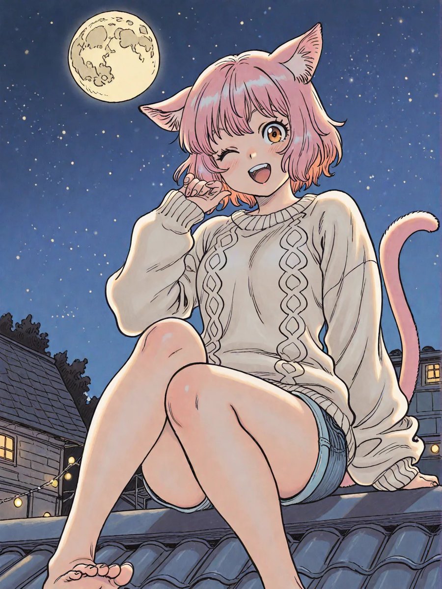 LetsGenApp's tweet photo. Moonlit rooftop. Playful wink. Manga magic. 🌙🐾 Try Velvet Manga in LetsGen Art Pro:
https://t.co/FocXAQ3lx2
#LetsGen #AnimeArt https://t.co/xuGdRQ4nMV