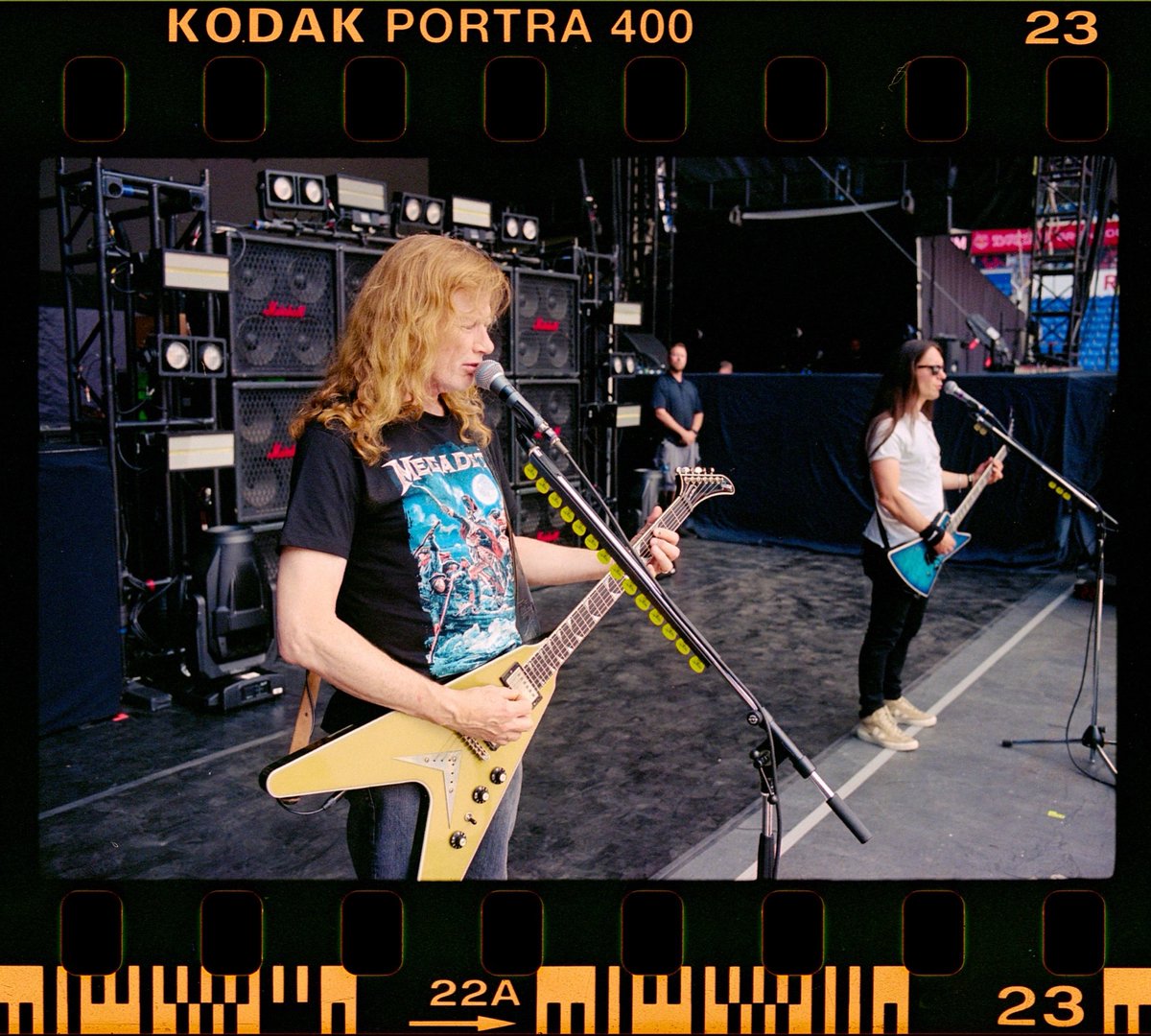 Megadeth's tweet photo. A look back at this last month on the road. Shot by @CameronNunez https://t.co/RQ46fXh8mA