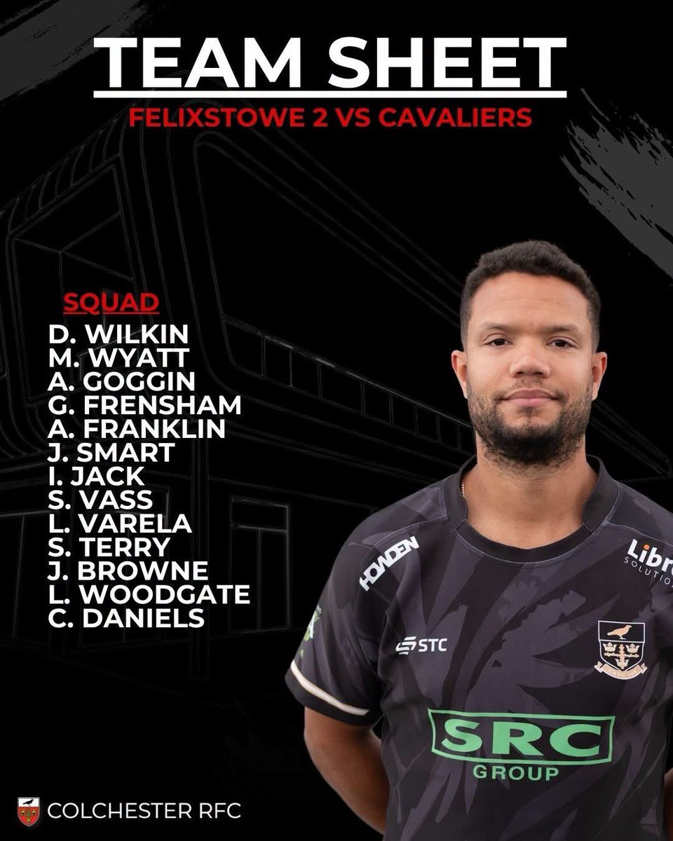 ColchesterRFC's tweet photo. And here’s how your A’s and Cavaliers line-up this weekend! 🙌🏼

A’s
🆚 Felixstowe Rugby 
📍 Raven Park
⏰ 2:00PM

Cavaliers
🆚 Felixstowe Rugby 
📍 Felixstowe RFC
⏰ 3:00PM

#ComeOnCol #Colchester #ColchesterRugby #Rugby #RugbyLife https://t.co/wlNbI64FVU