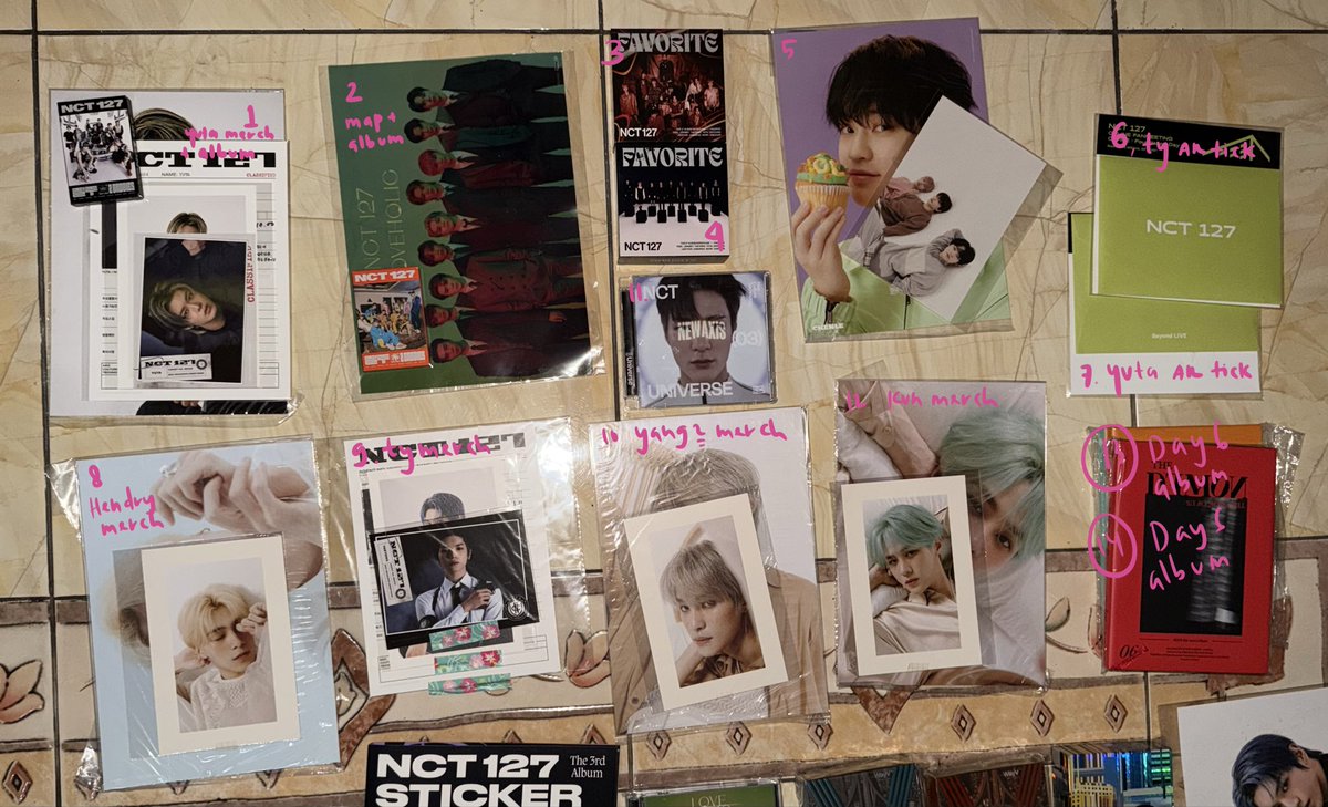 almightiway's tweet photo. FREE TO CLAIM — dalam rangka mengurangi isi lemari 🫣
 NCT 127 THE RED LINE IN JAKARTA ❤️‍🔥

Aku bagi beberapa official album/merch NCT &amp; WayV sesuai nomor yang ada di gambar!

syaratnyaaa
- Harus sijeuni 🫶🏻
- Bersedia adopt, bukan untuk dijual kembali! https://t.co/bf9nZB8KjF