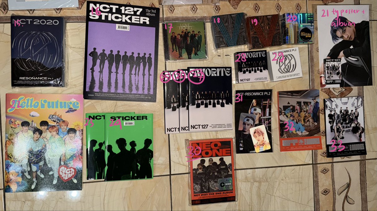 almightiway's tweet photo. FREE TO CLAIM — dalam rangka mengurangi isi lemari 🫣
 NCT 127 THE RED LINE IN JAKARTA ❤️‍🔥

Aku bagi beberapa official album/merch NCT &amp; WayV sesuai nomor yang ada di gambar!

syaratnyaaa
- Harus sijeuni 🫶🏻
- Bersedia adopt, bukan untuk dijual kembali! https://t.co/bf9nZB8KjF