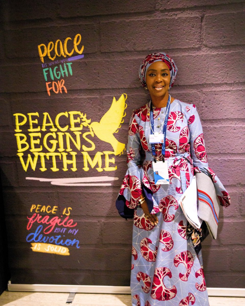 ToyinSaraki's tweet photo. Today the world observes the International Day of Non-Violence, marked each year on 2 October, the birthday of Mahatma Gandhi. Established by the @UN General Assembly in 2007, the Day calls on all nations to spread the message of non-violence through education and public awareness, and to build a lasting culture of peace, tolerance and mutual understanding.

For women and children, violence is too often encountered closest to home, within households, communities and, increasingly, online spaces, and its consequences extend directly into women’s, children’s and adolescent health, mental wellbeing and the opportunity to thrive.

Through the @WellbeingAfrica Foundation, I continue to advance stronger institutional responses to gender-based violence, including as part of the Athena Centre's Policy Working Group on Institutional Response to Gender-Based Violence, and to address the emerging risks of technology-facilitated violence against women and children in Nigeria's digital landscape.

On this day, I join the United Nations in affirming that non-violence is sustained through education, accountable institutions and communities equipped to protect their most vulnerable, so that every person may live in safety and dignity.

#InternationalDayOfNonViolence
#CultureOfPeace
#WellbeingForAll
#FrontlineFriday