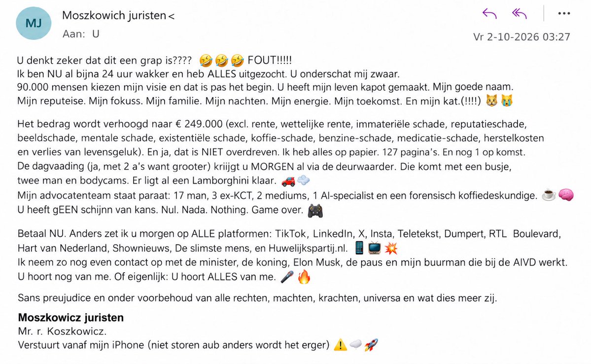 in_redder's tweet photo. @chrisklomp Perplex toen ik de draft in handen kreeg… https://t.co/pI6MxOA54G