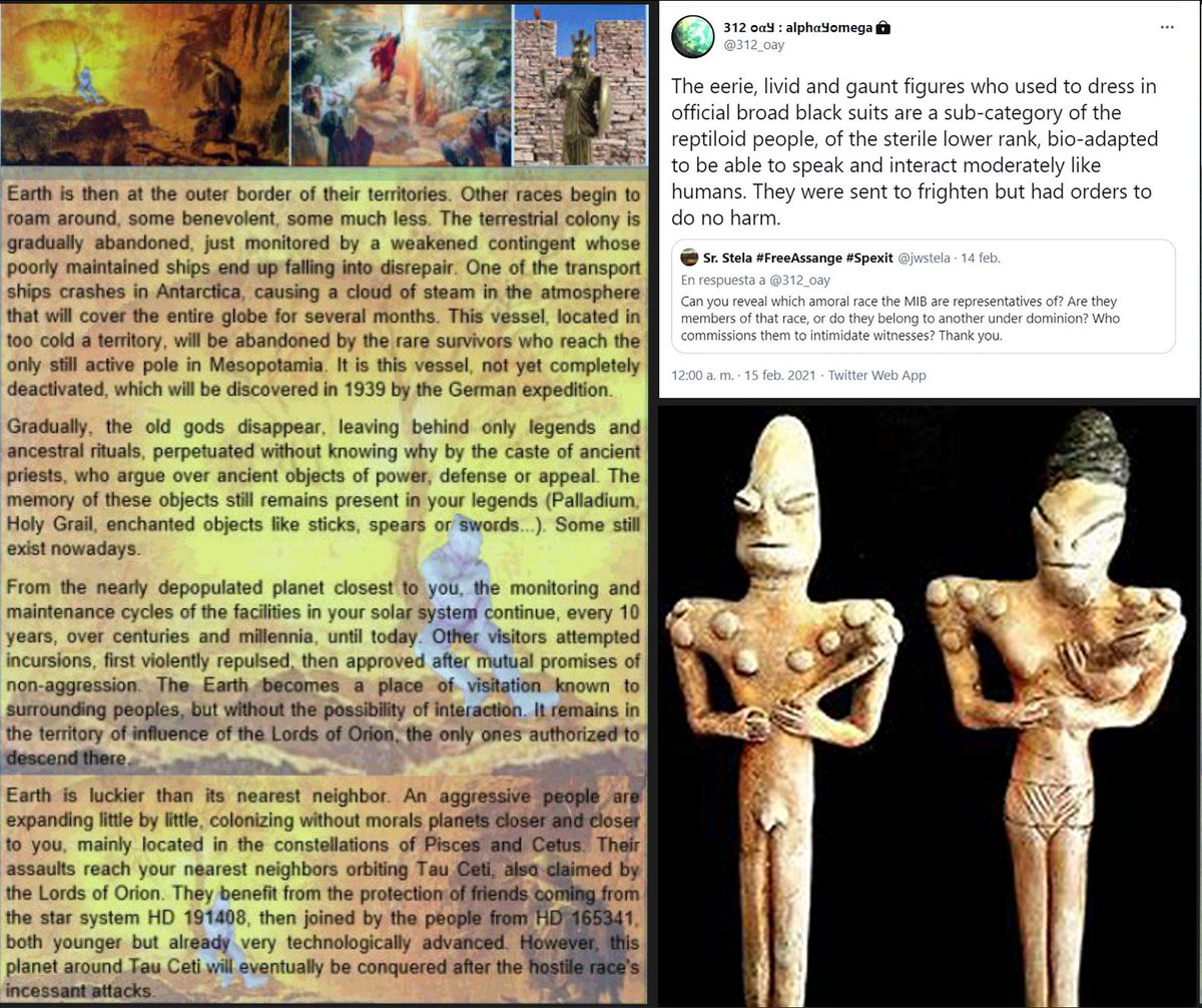 lyesx3's tweet photo. So reptilians are blue scaly skin colored, looking like gorillaz and have subtypes ? I wonder where I had read and seen exactly this: https://t.co/SS8b3k3Xv5