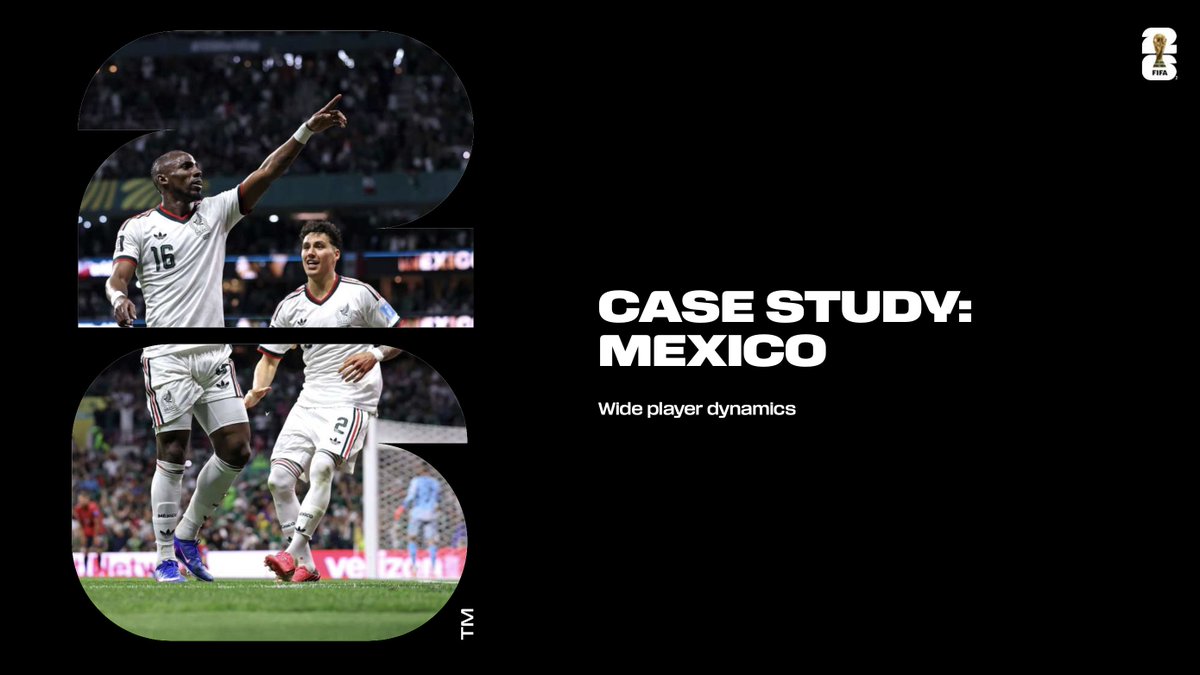 oscarmendoza02's tweet photo. La FIFA publicó un documento de más de 500 páginas con un análisis profundo de las tendencias y claves tácticas de la Copa del Mundo.

Y México 🇲🇽 tiene su propio apartado. Uno de los focos está en el impacto de Julián Quiñones y Roberto Alvarado, destacando especialmente la influencia de Quiñones al interiorizar desde la izquierda y la sinergia que generó con Jesús Gallardo en ese sector.