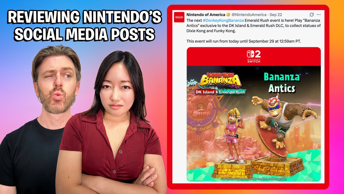 KitandKrysta's tweet photo. In a new video only on Patreon, we're taking a closer look at the social media posts that Nintendo made in September. This is what we used to do at Nintendo, so let's talk about what we liked, didn't like and point out the trends we're keeping an eye on!

https://t.co/bhgWNEMdjo https://t.co/IadjU7GhL4