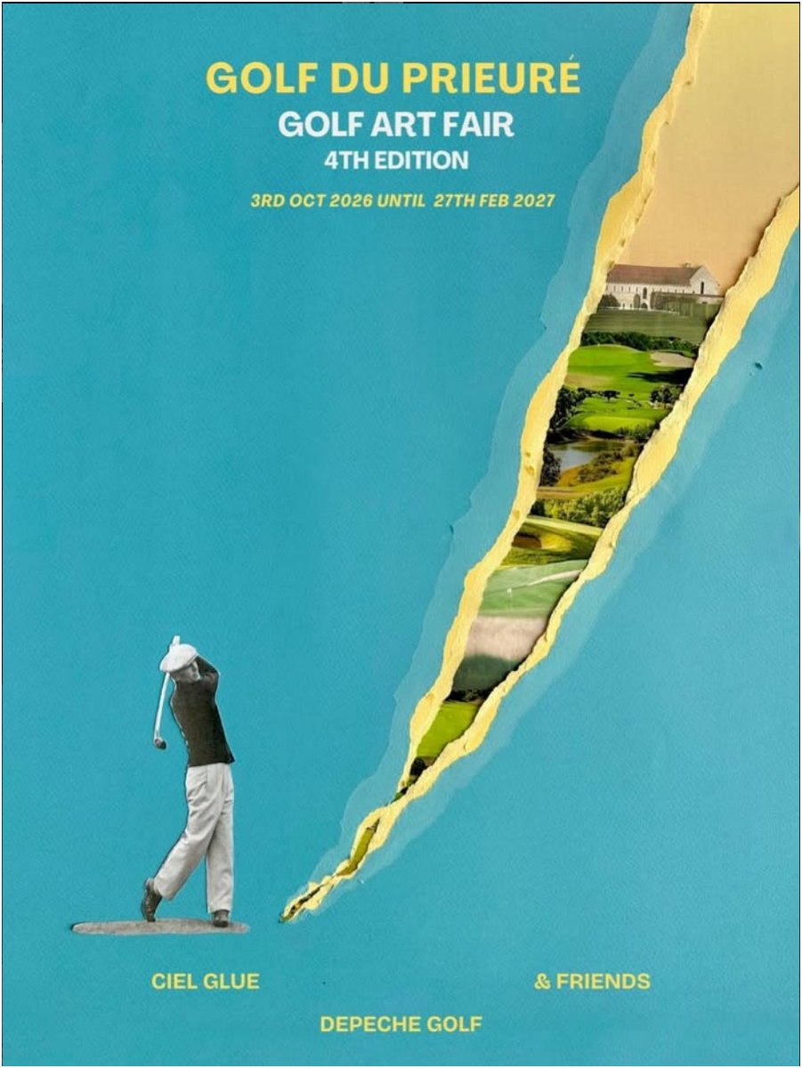 SwingFem's tweet photo. Golf Art Fair 2026 au Golf du Prieuré du 3 octobre au 27 février

Pour lire l'article, https://t.co/f6JKMDR3aC

#golf #depechegolf #golfartfairparis #GolfArtFair #GolfDuPrieure #DepecheGolf #GolfArt #GolfCulture https://t.co/BRj2mmSA3e