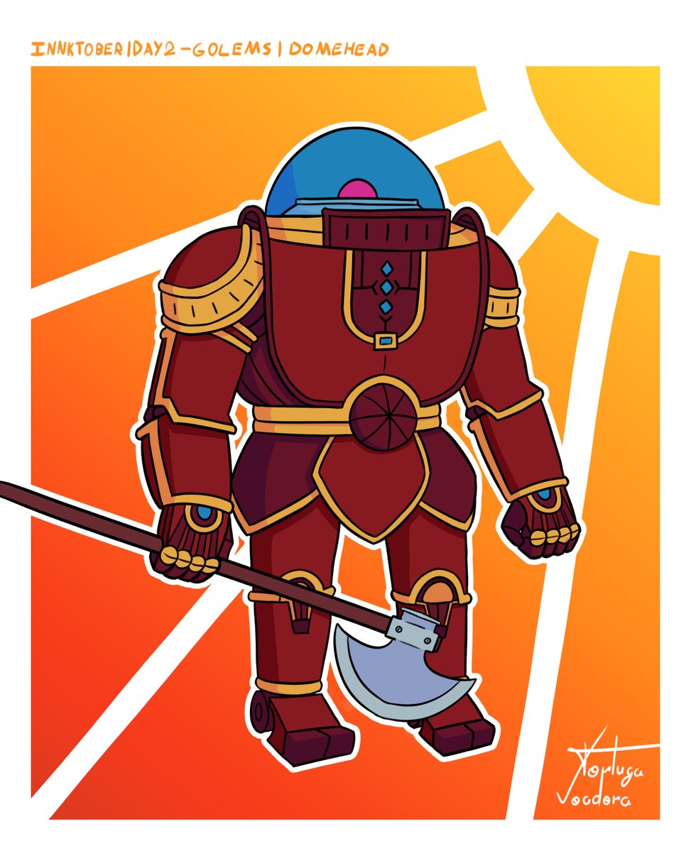 tortugavoadora's tweet photo. #Innktober2026 Day 2 - Golems | Domehead

#TheWanderingInn #fanart https://t.co/xzX8BUYbt0