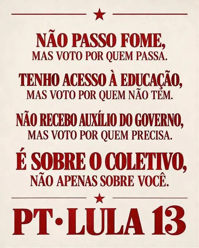 franschuartz13's tweet photo. LULA SEMPRE!⭐️

DOMINGO É 13 https://t.co/oD9KUN04O8