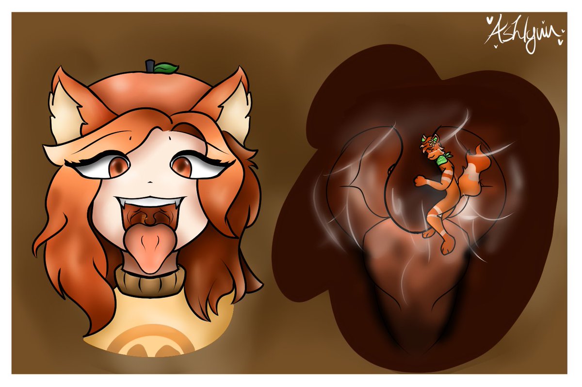 VornyAshylnn's tweet photo. Render for @VornyOrangeCat & @CitrusFluff_ ๐งก
#vore #giantass #maw https://t.co/mQXuzGUA3I