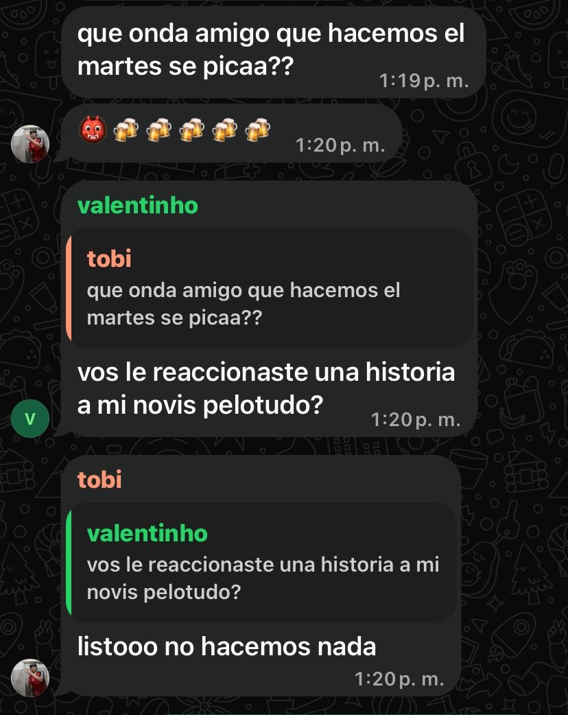 77keloke's tweet photo. a ver q dicen los pibes en el grupo https://t.co/5PnglI10yo