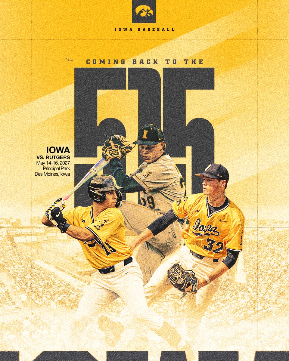 UIBaseball's tweet photo. Heading back to DSM https://t.co/YgBEsqcVha