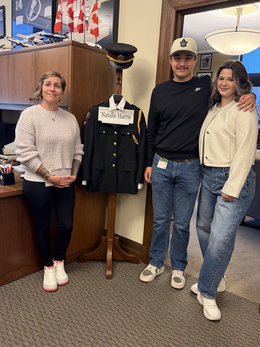 ToddDohertyMP's tweet photo. It was an honour to have my Team welcome my good friend Natalie Harris to Parliament Hill this morning for a tour of my office and West Block.

@JustNatHarris is in Ottawa to deliver the keynote address tonight at the First Responders & Families: Humanizing the Uniform Conference.

Natalie is a powerful advocate for the mental health and well-being of our first responders, and I know her story and message will have a tremendous impact on everyone in the room.

If you’re in Ottawa, there are still tickets available at the door tonight!

Wishing Natalie and everyone taking part in the conference a fantastic evening.

For more information please check out: https://t.co/6kMvgz55kg

#FirstResponders #HumanizingTheUniform #MentalHealth #PTSD #Ottawa #ParliamentHill #GetLouderOnMentalHealth #CareBehindTheBadge #centrepointtheater