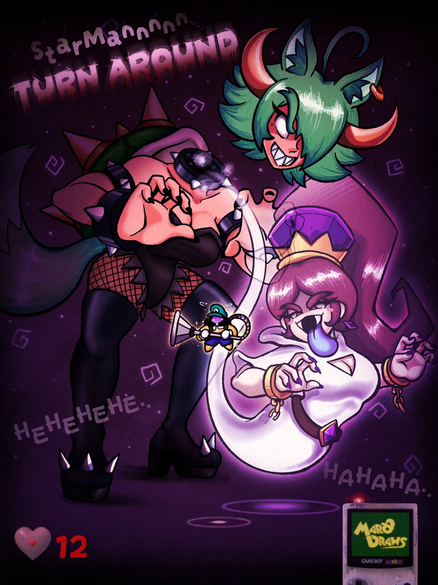 MaroDraws's tweet photo. (OCs x Luigi’s Mansion) Spectres’ be upon thee mansion winner 👻 https://t.co/8e8RWenmQY