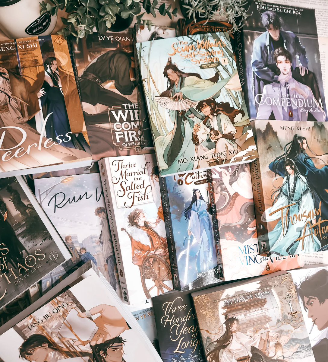 sheislostidkhl's tweet photo. Danmei galore!😍😍

Spot any favorites? Or what's your current read? 

I hope you have a great weekend!🫶🫶

#danmeinovel #danmei #queerreads #wuxia #mxtx https://t.co/ERZ0W5lNie