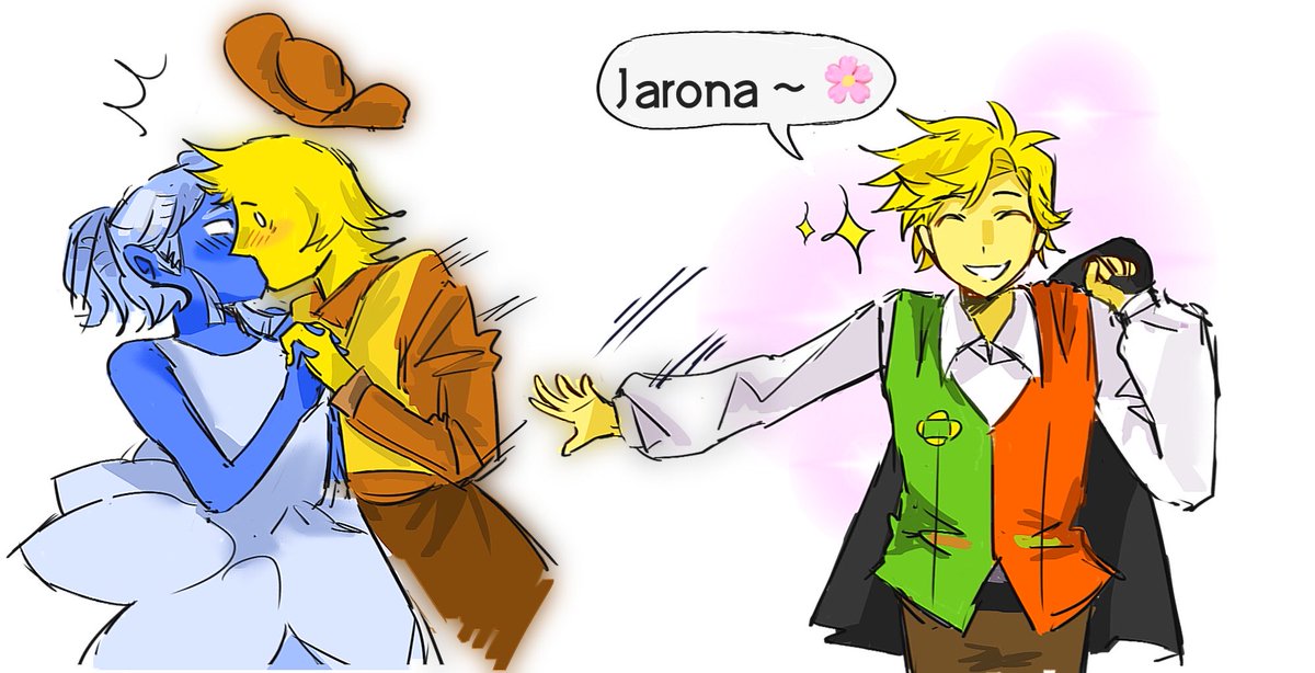 EMMoooac1j's tweet photo. “Jarona～🌸”
#deltarune #Deltarune #blellow https://t.co/FXXUy4fRj0